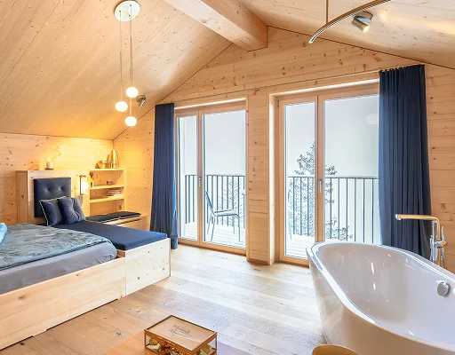 Mountain suite accommodation at Berglodge37